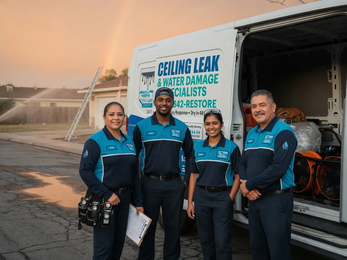 Ceiling Leak Cleanup company in East Calais, VT